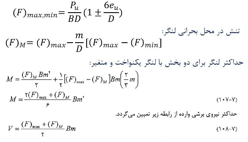 الزامات طراحي لرزه اي كف ستون ها