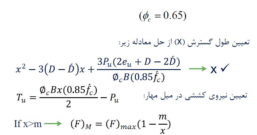 الزامات طراحي لرزه اي كف ستون ها
