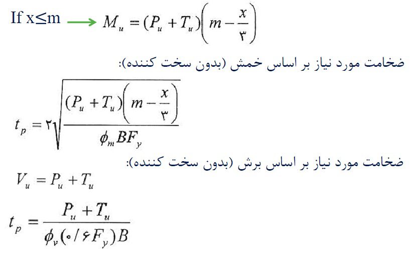 الزامات طراحي لرزه اي كف ستون ها